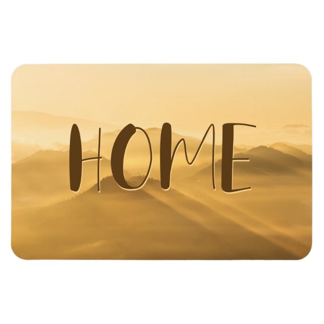 Hemcitat för morgondimma guld lagrar magnet (Horisontell)