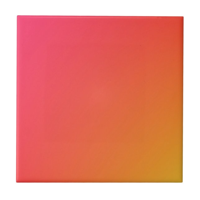 Hemdekoraccessörer Sunrise Coral Kakelplatta (Framsidan)