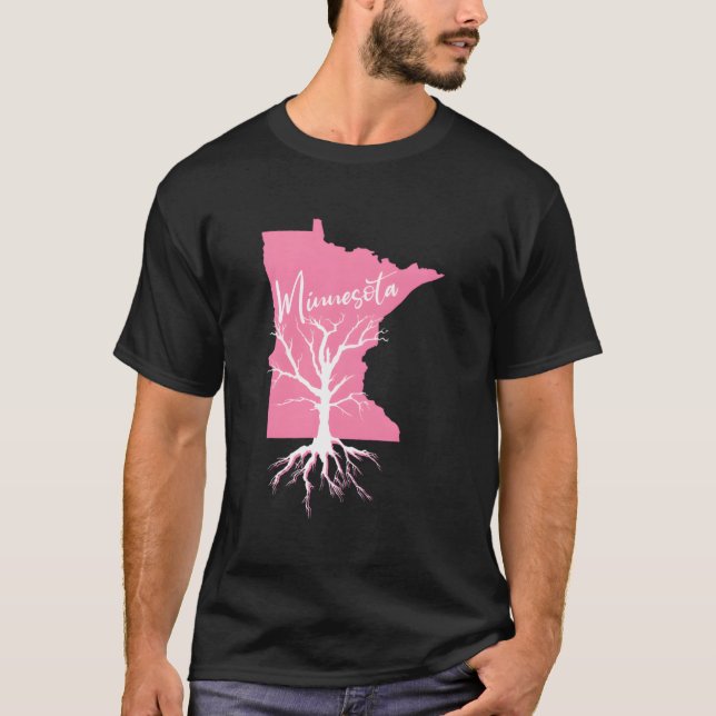 Hemdelseland Minnesota Roots T Shirt (Framsida)