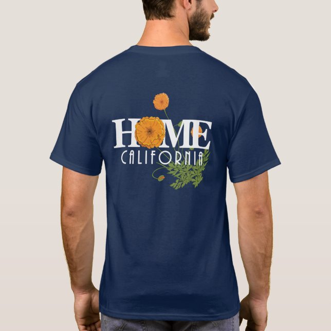 HEME California Poppies Series (back print) T Shirt (Baksida)