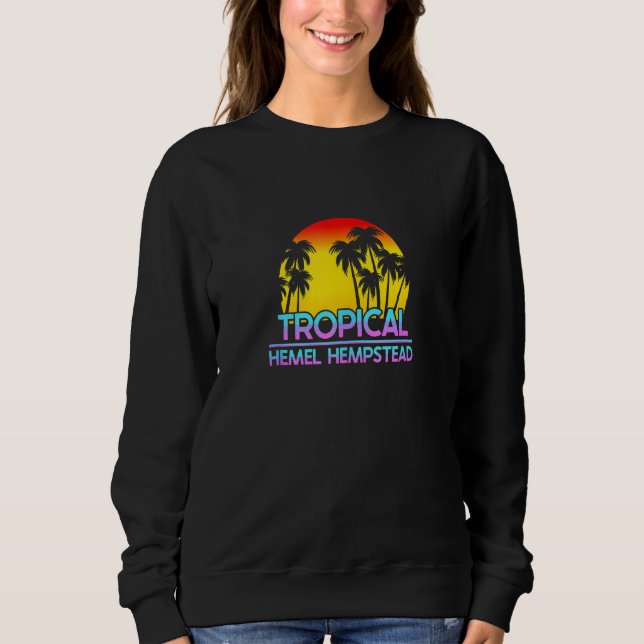 Hemel Hempstead Uk Funny British Weather T Shirt (Framsida)
