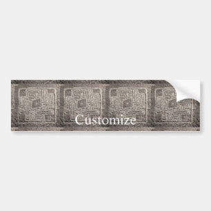 Hemet Maze Stone Thunder_Cover Bumper Sticker Bildekal