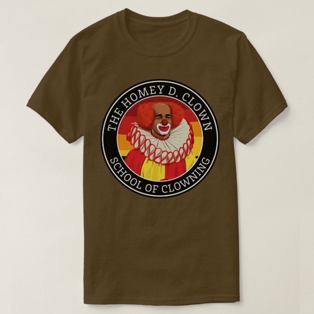 Hemey D Clown School of Clowning T Shirt (Design framsida)