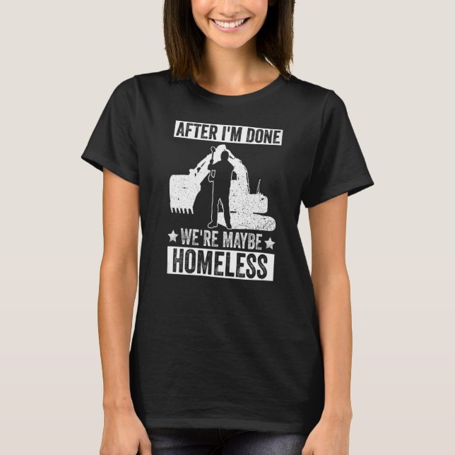 Hemförbättring och husdemolering 4 t shirt (Framsida)