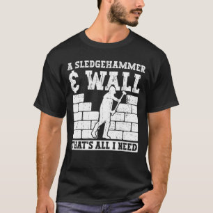 Hemförbättring och husdemolering t shirt