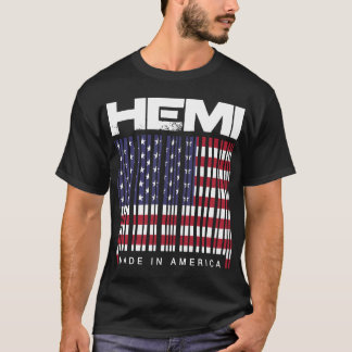 Hemi Barcode som göras i Amerika manar muskel bil T Shirt