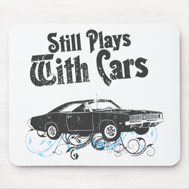 Hemi för 1969 fint uppladdare musmatta (Framsidan)