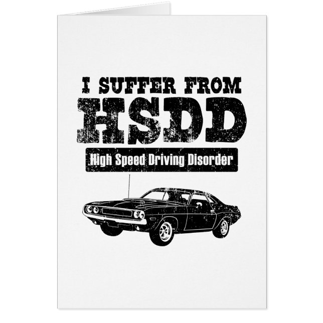 Hemi för 1970 fint utmanare hälsningskort (Framsidan)