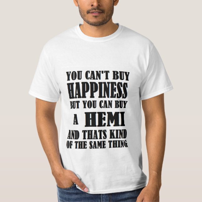 HEMI=HAPPINESS T-SHIRT (Framsida)