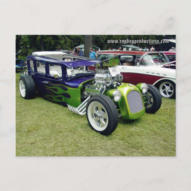 Hemi Hot rod vykort (Framsida)