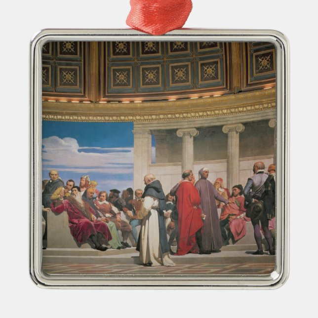 Hemicycle: Åldrar för konstnärer allra, Julgransprydnad Metall (Framsidan)