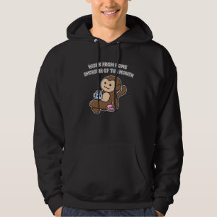 Hemifrånarbetande anställd månaden Ooptee Monke Hoodie