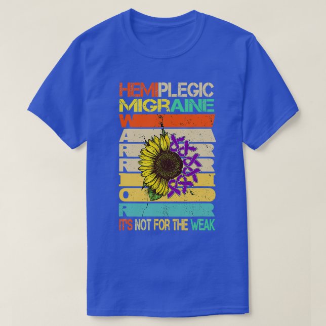 Hemiplegisk migrän inte för den svaga kristen 1 t shirt (Design framsida)