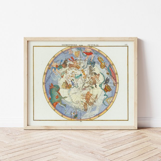 Hemisphere Austral | John Flamsteed Poster (Skapare uppladdad)