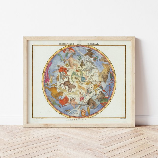 Hemisphere Boreal | John Flamsteed Poster (Skapare uppladdad)