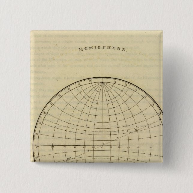 Hemisphere karta knapp (Framsida)