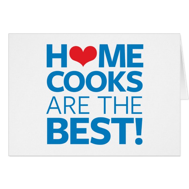 Hemkockar är det bäst hälsningskort (Framsidan Horizontal)