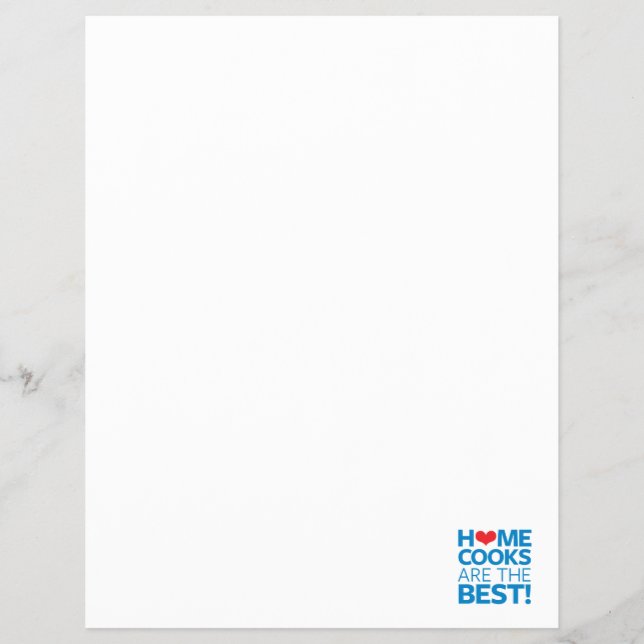 Hemkok är det bästa reklamblad (Framsidan)