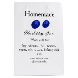 Hemlagad blåbärssylt gjord med kärlek lägg till te