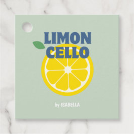 Hemlagad Modern Mintälskad Limoncello Likör Gåvor Etiketter