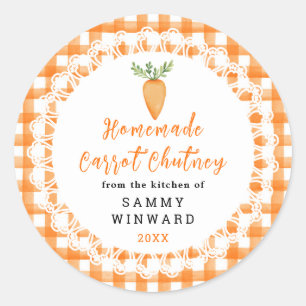 Hemlagad Morot Chutney Etikett