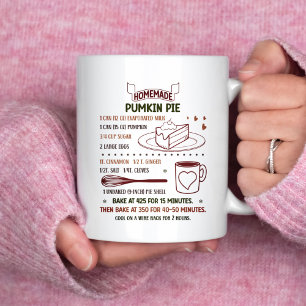 Hemlagad Pumpapaj Recept Julpresent Kaffemugg