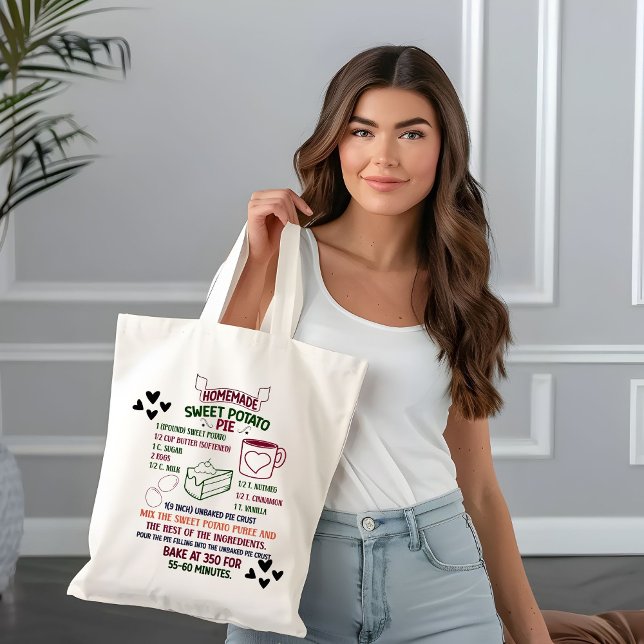 Hemlagad sötpotatis paj recept julklapp tygkasse (Skapare uppladdad)