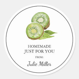 Hemlagad speciellt för dig kiwi etikett