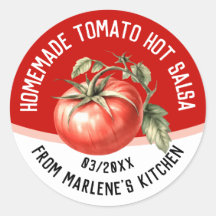 Hemlagad tomat hetsalsa med röda tomater