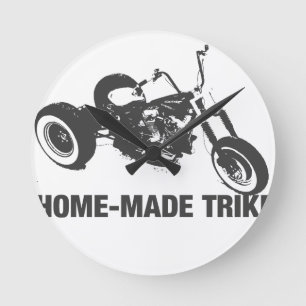 Hemlagad trike rund klocka