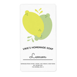 Hemlagad Tvål Företag Citron Lime Fraktsedel