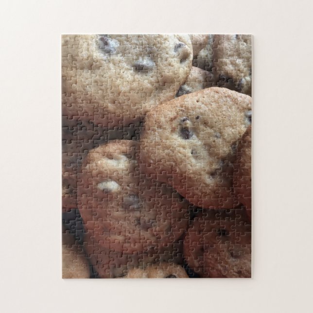 Hemlagade chokladkakor bagare bakning pussel (Vertikal)