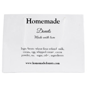 Hemlagade munkar gjorda med kärlek lägg till text 