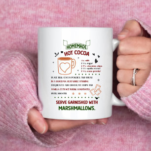Hemlagat recept på het kakao-kaka julklapp kaffemugg