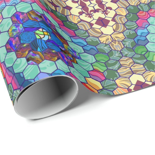 Hemlagat täcke presentpapper (Rullad Hörn)