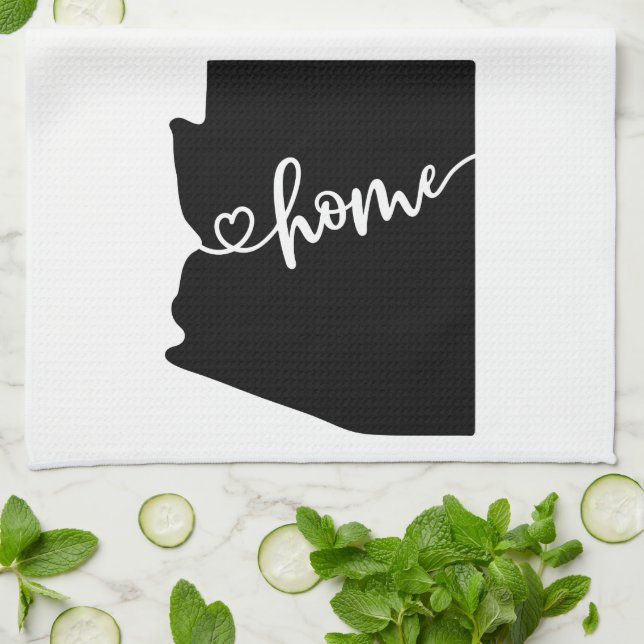 Hemlägesdisposition Heart Arizona Kitchen Towel Kökshandduk (Vikta)