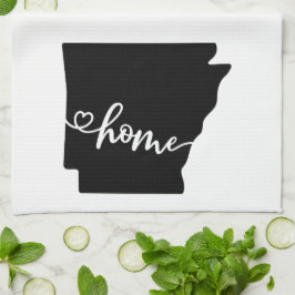 Hemlägesdisposition Heart Arkansas Kitchen Towel Kökshandduk