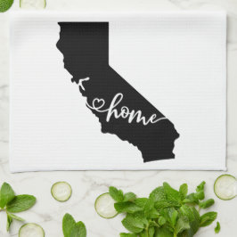 Hemlägesdisposition Heart California Kitchen Towel Kökshandduk