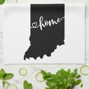Hemlägesdisposition Heart Indiana Kitchen Towel Kökshandduk