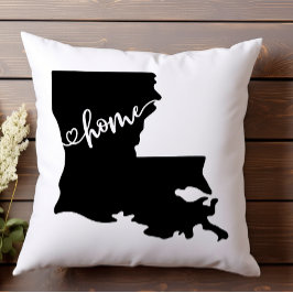 Hemlägesdisposition Heart Louisiana Kudde