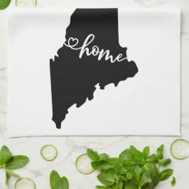 Hemlägesdisposition Heart Maine Kitchen Towel Kökshandduk