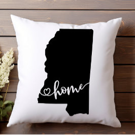 Hemlägesdisposition Heart Mississippi Kudde