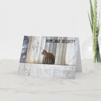 Hemlandsäkerhet Kort