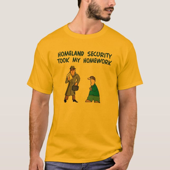 Hemlandsäkerhetsläxa T-shirt (Framsida)