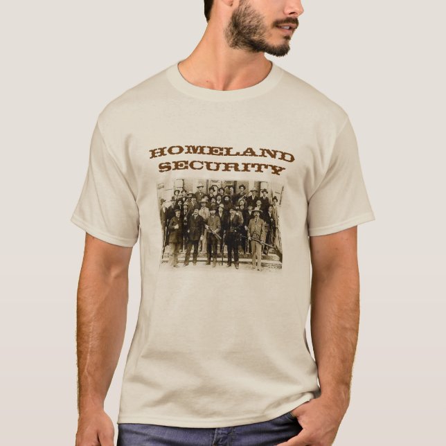 Hemlandsäkerhetsmanar skjorta tee shirt (Framsida)