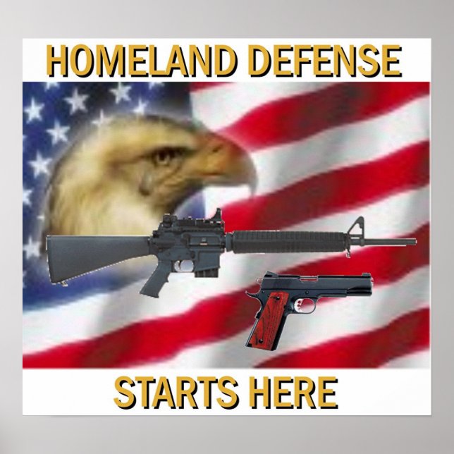 Hemlandsförsvar Poster (Framsidan)