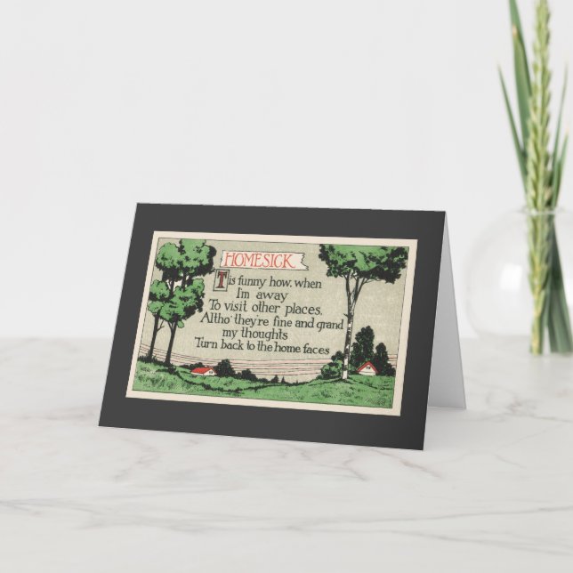 Hemlängtan-A-Dikt Kort (Framsida)