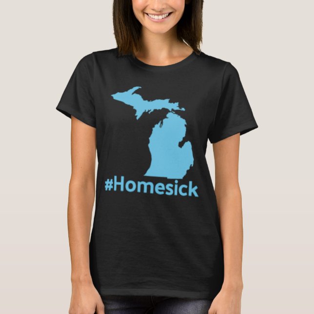Hemlängtan för Michigan T Shirt (Framsida)