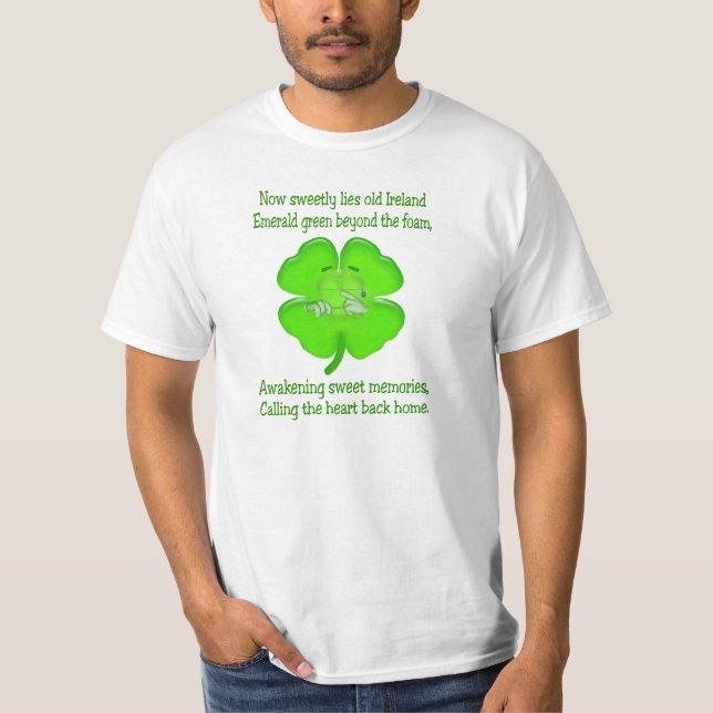 Hemlängtan Shamrock T Shirt (Framsida)