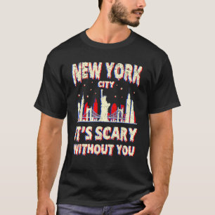 Hemlängtana New York Amerika, Amerikanska Hallowee T Shirt